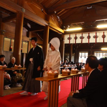 提携神社での神前式