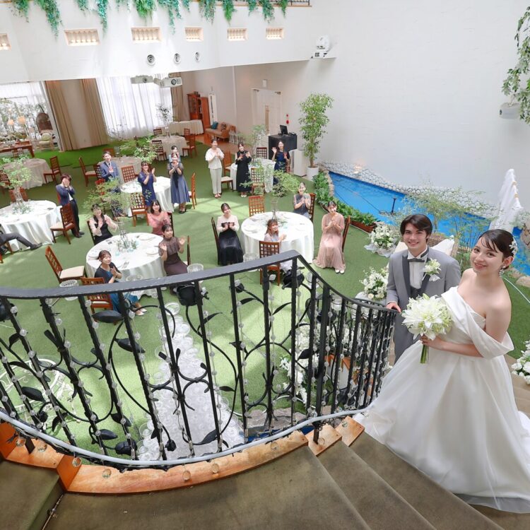 残4組★無料贅沢コース試食×らせん階段×結婚式演出×インスタで話題のドレス試着 6/28.29